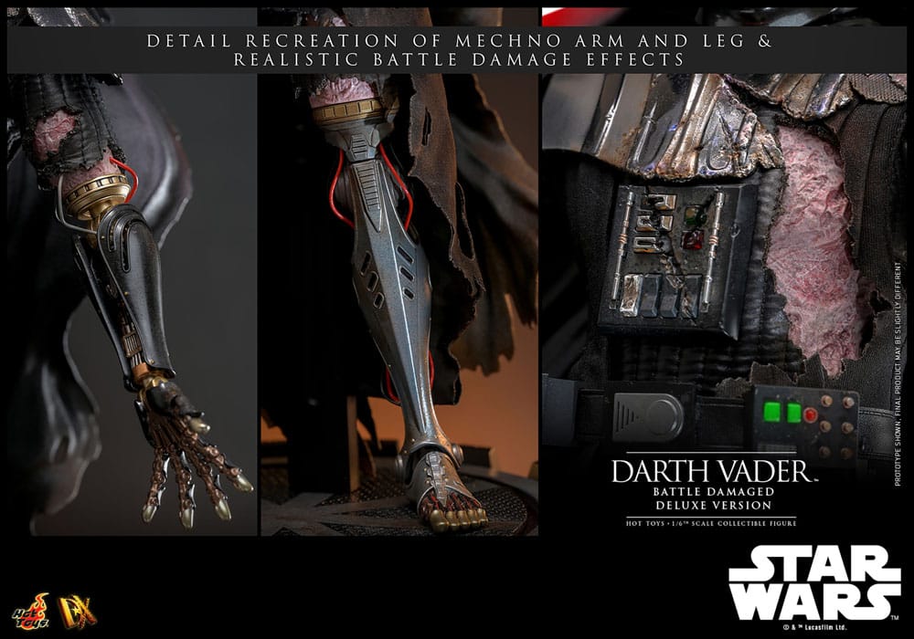 Hot Toys Star Wars Darth Vader (Battle Damaged) Deluxe Version 1/6 Actionfigur