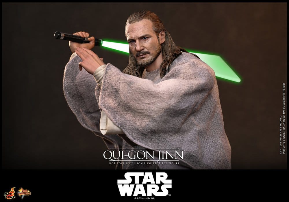 Hot Toys Star Wars Die dunkle Bedrohung Qui-Gon Jinn (Artisan Edition) Hot Toys Exclusive 1/6 Actionfigur