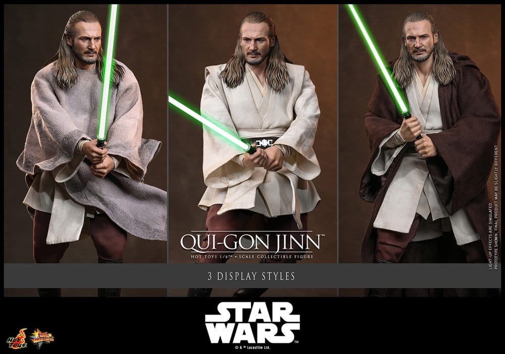 Hot Toys Star Wars Die dunkle Bedrohung Qui-Gon Jinn (Artisan Edition) Hot Toys Exclusive 1/6 Actionfigur