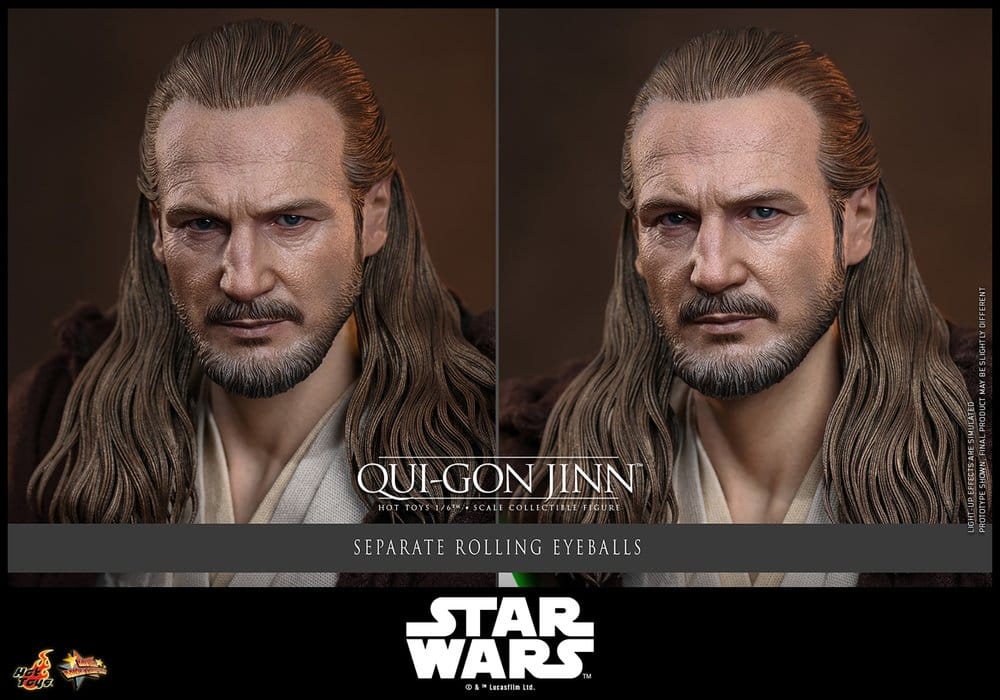 Hot Toys Star Wars Die dunkle Bedrohung Qui-Gon Jinn (Artisan Edition) Hot Toys Exclusive 1/6 Actionfigur