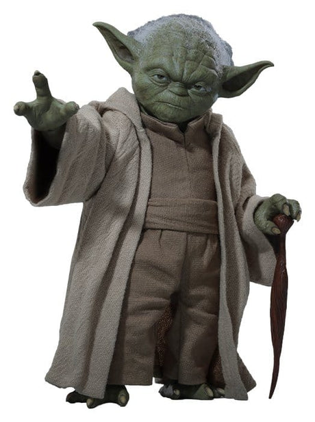 Hot Toys Star Wars: Die Rache der Sith Movie Masterpiece Actionfigur 1/6 Yoda 14 cm