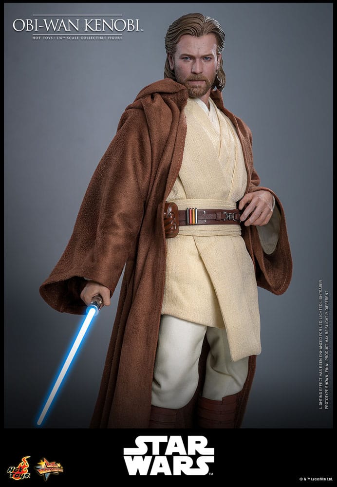 Hot Toys Star Wars Episode II Angriff Der Klonkrieger Obi-Wan Kenobi 1/6 Actionfigur