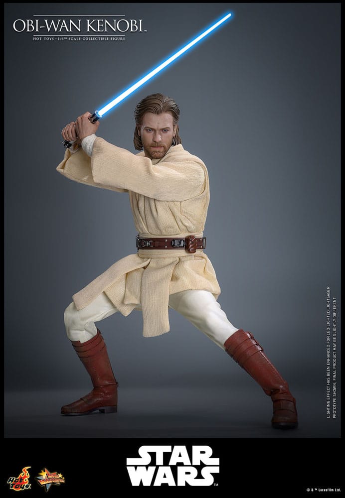 Hot Toys Star Wars Episode II Angriff Der Klonkrieger Obi-Wan Kenobi 1/6 Actionfigur