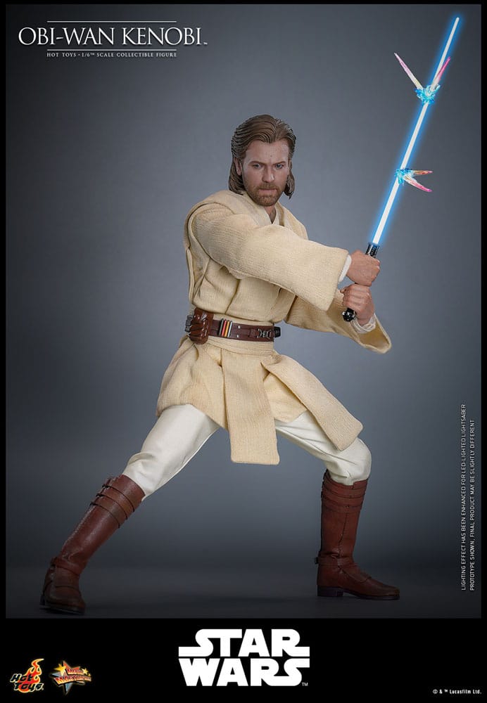 Hot Toys Star Wars Episode II Angriff Der Klonkrieger Obi-Wan Kenobi 1/6 Actionfigur
