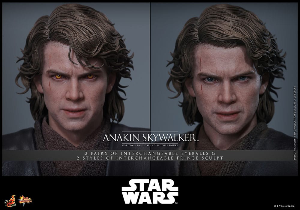 Hot Toys Star Wars Episode III Anakin Skywalker Die Rache der Sith Movie Masterpiece 1/6 Actionfigur