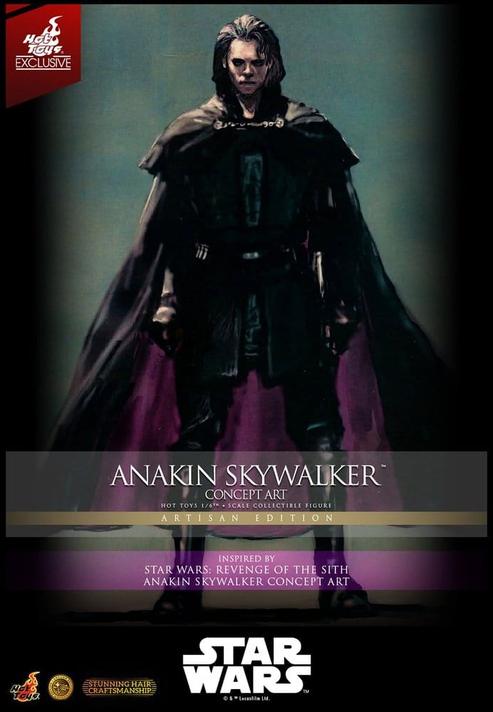 Hot Toys Star Wars Episode III Die Rache der Sith Anakin Skywalker (Artisan Edition) (Concept Art Version) Hot Toys