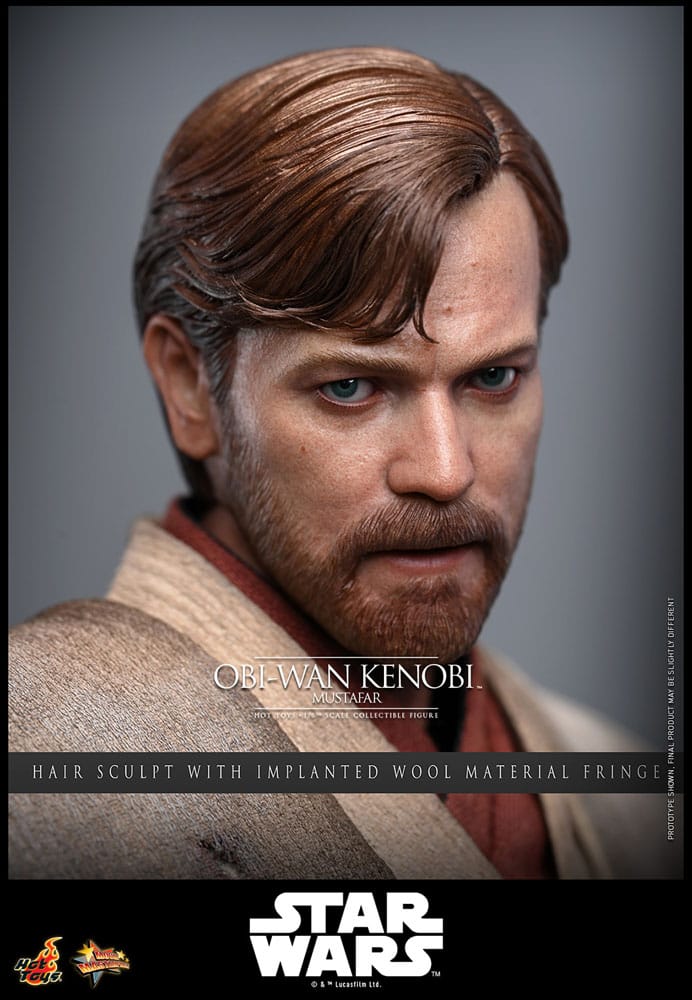Hot Toys Star Wars Episode III Die Rache der Sith Obi-Wan Kenobi Mustafar 1/6 Actionfigur