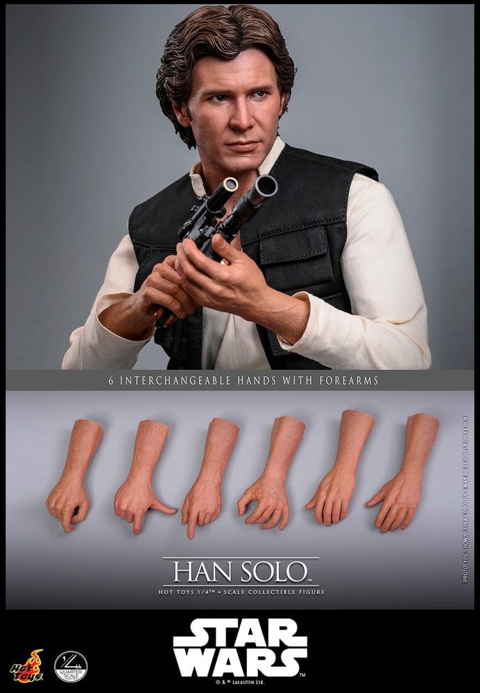 Hot Toys Star Wars Episode IV Han Solo 1/4 Actionfigur