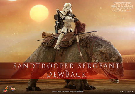 Hot Toys Star Wars Episode IV Sandtrooper Sergeant & Dewback 1/6 Actionfiguren