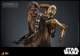 Hot Toys Star Wars Episode V Chewbacca with Disassembled C-3PO 1/6 Actionfigur