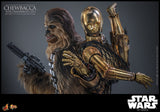 Hot Toys Star Wars Episode V Chewbacca with Disassembled C-3PO 1/6 Actionfigur