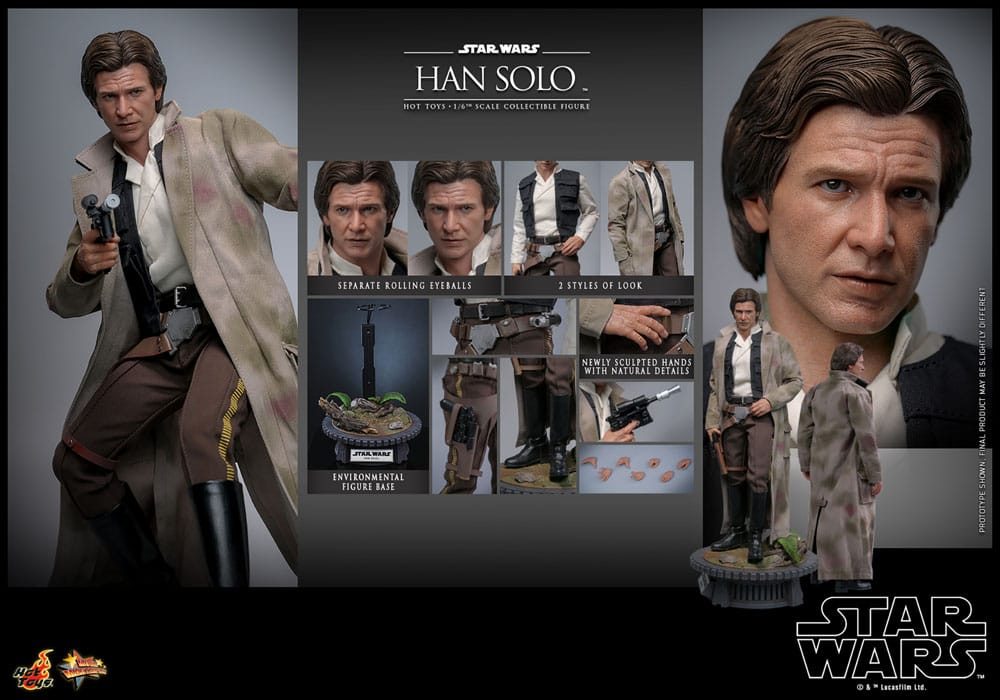 Hot Toys Star Wars Episode VI Han Solo 1/6 Actionfigur