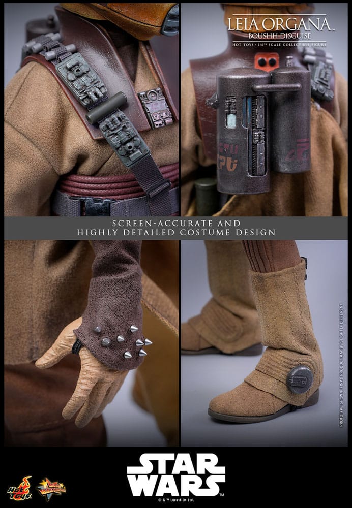 Hot Toys Star Wars Episode VI Movie Masterpiece Actionfigur 1/6 Leia Organa (Boushh Disguise) 27 cm