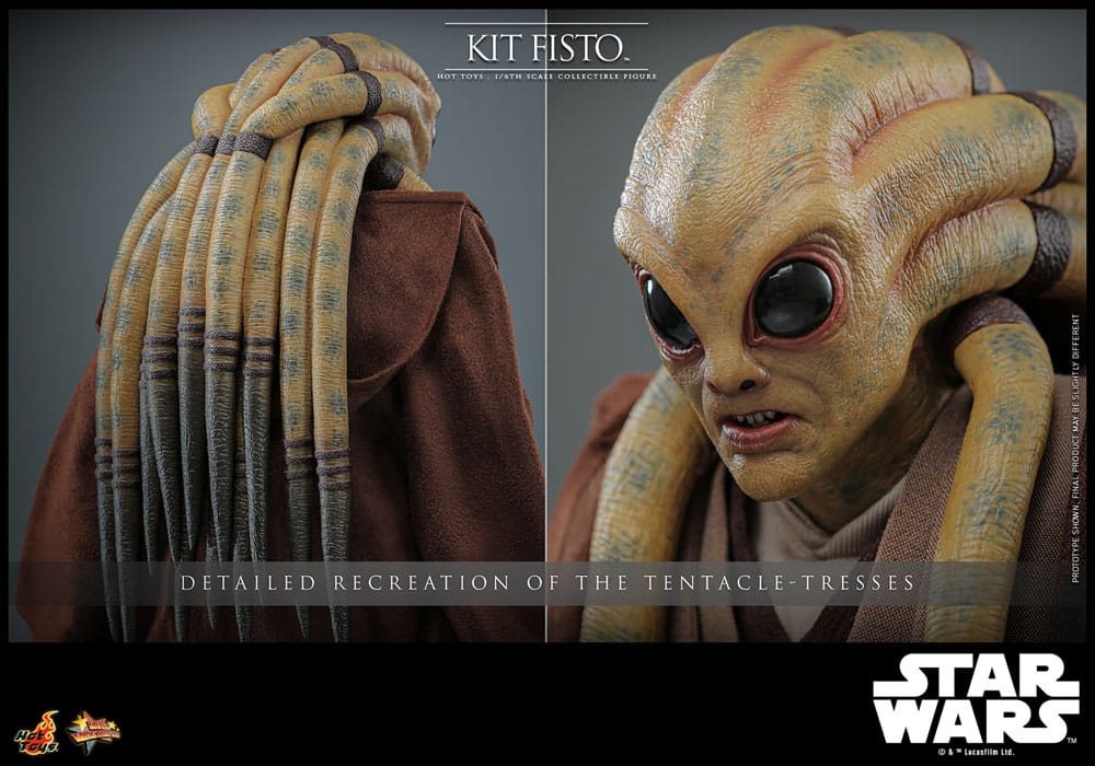 Hot Toys Star Wars Kit Fisto Movie Masterpiece 1/6 Actionfigur