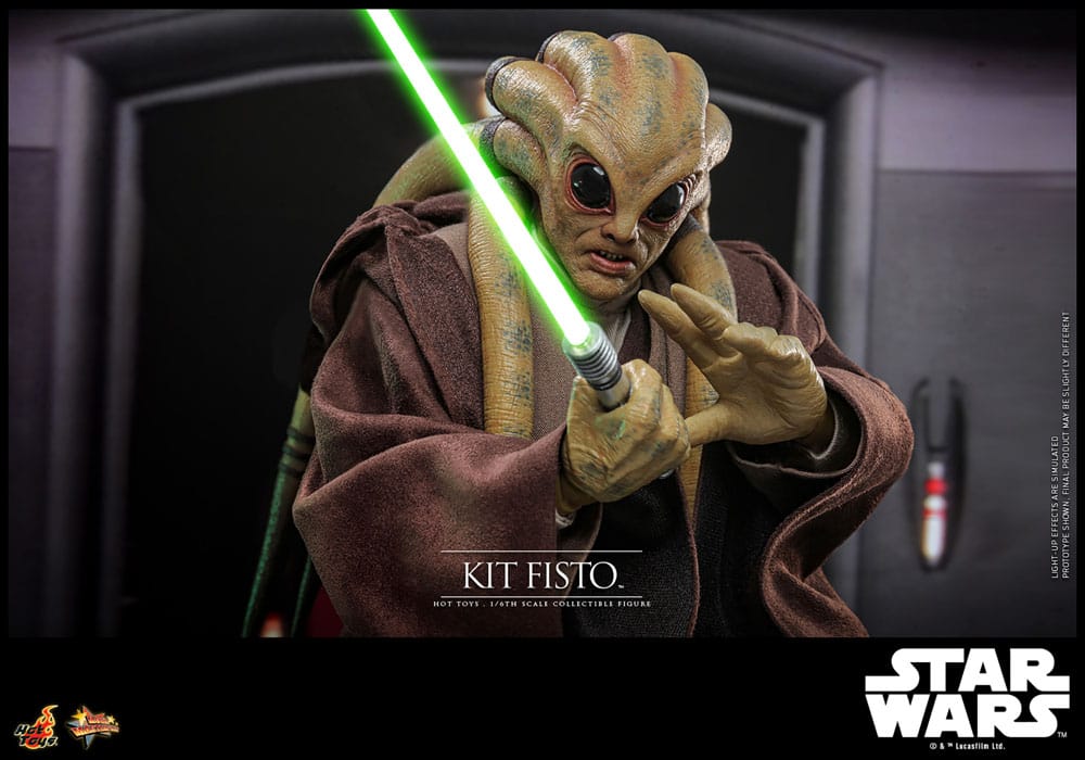 Hot Toys Star Wars Kit Fisto Movie Masterpiece 1/6 Actionfigur