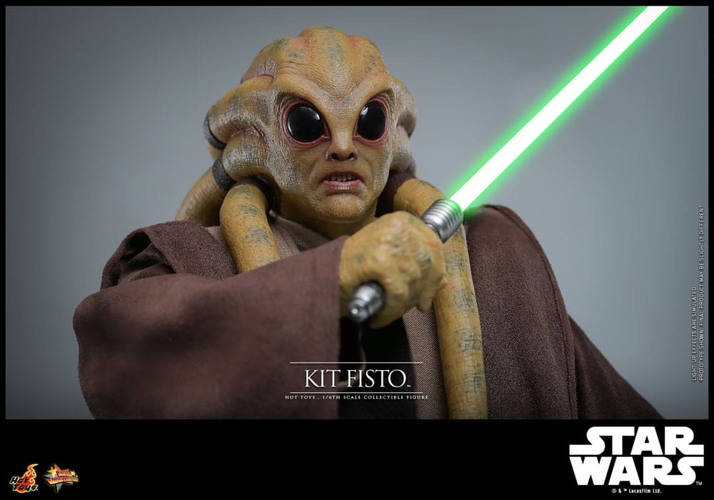 Hot Toys Star Wars Kit Fisto Movie Masterpiece 1/6 Actionfigur