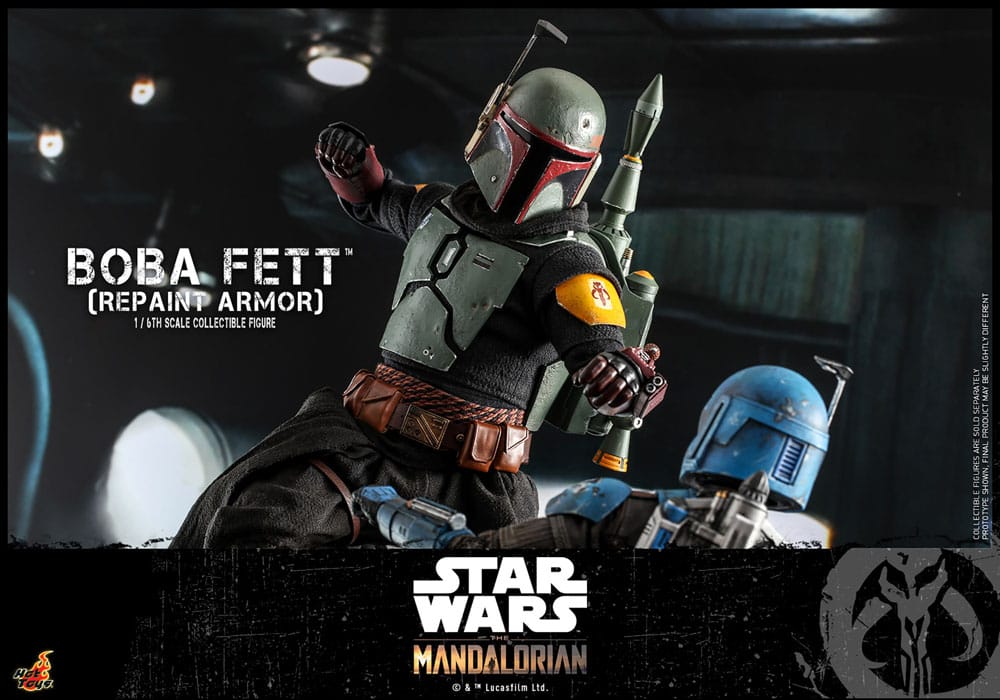 Hot Toys Star Wars Mandalorian Boba Fett Repaint Armor Special Edition 1/6 Actionfigur