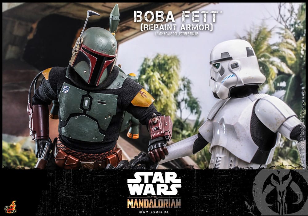Hot Toys Star Wars Mandalorian Boba Fett Repaint Armor Special Edition 1/6 Actionfigur