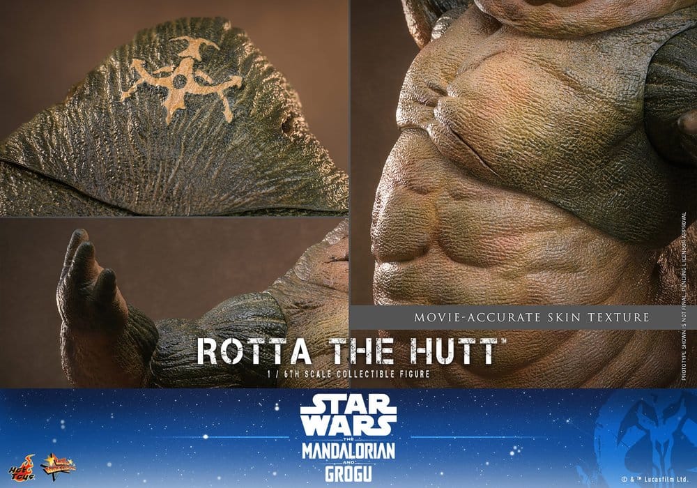 Hot Toys Star Wars Movie Masterpiece Actionfigur 1/6 Rotta The Hutt 32 cm