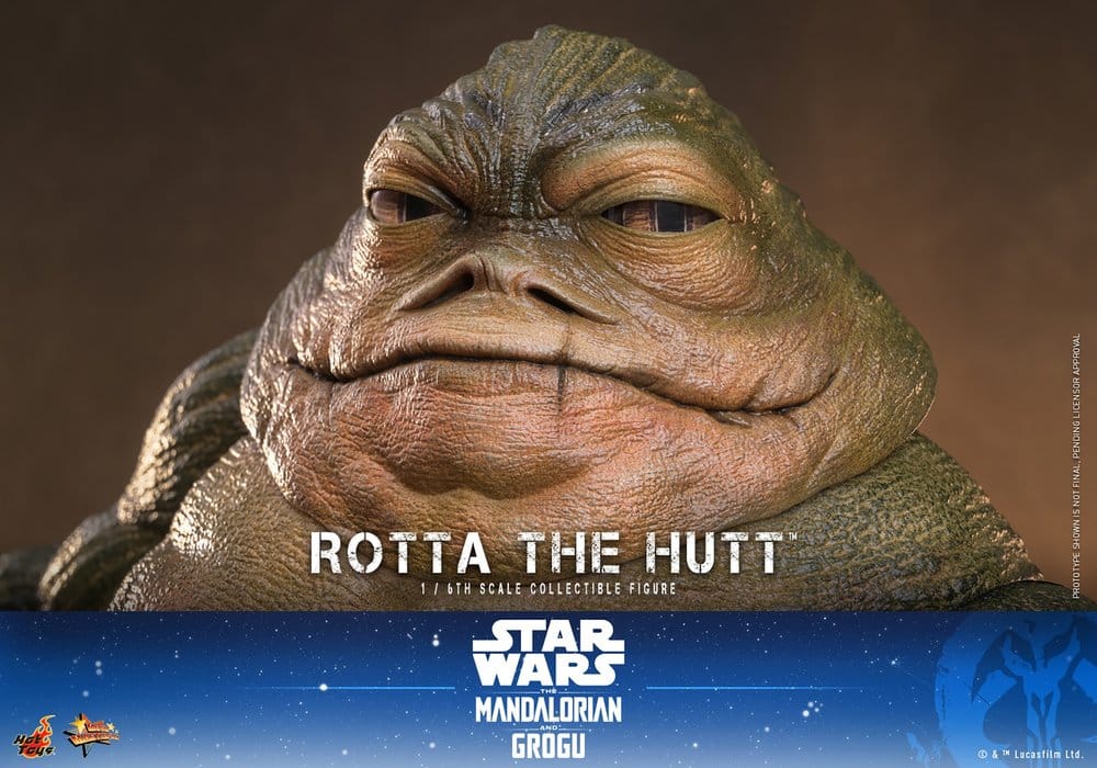 Hot Toys Star Wars Movie Masterpiece Actionfigur 1/6 Rotta The Hutt 32 cm