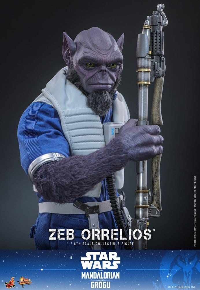 Hot Toys Star Wars Movie Masterpiece Actionfigur 1/6 Zeb Orrelios 33 cm