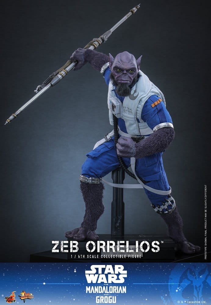 Hot Toys Star Wars Movie Masterpiece Actionfigur 1/6 Zeb Orrelios 33 cm