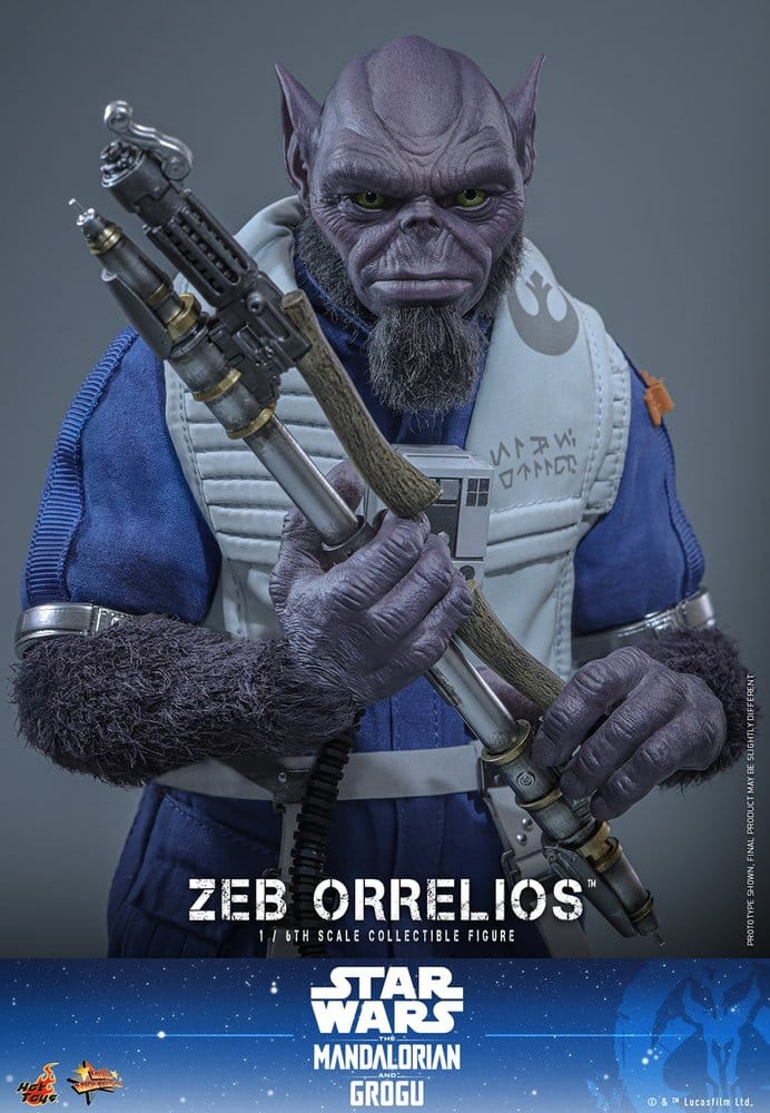 Hot Toys Star Wars Movie Masterpiece Actionfigur 1/6 Zeb Orrelios 33 cm