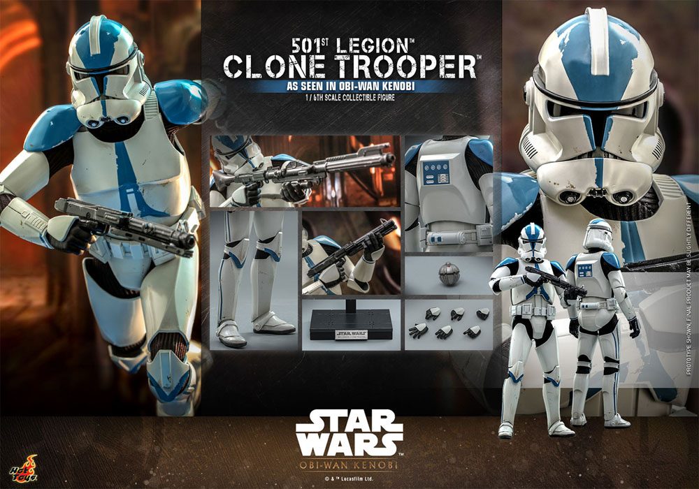 Hot Toys Star Wars Obi-Wan Kenobi 501st Legion Clone Trooper 1/6 Actionfigur