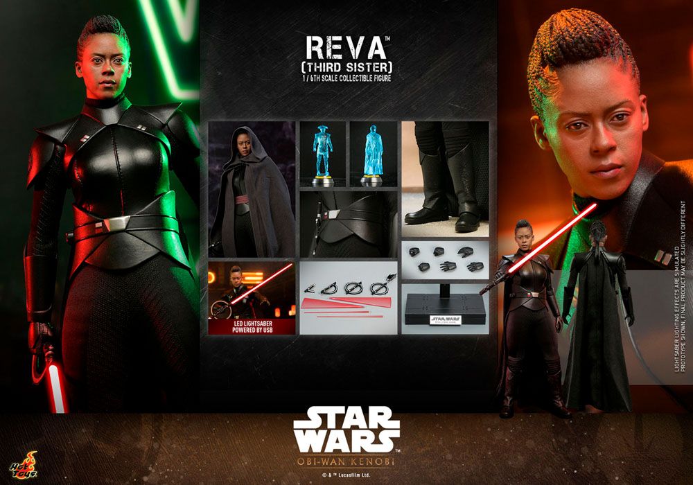 Hot Toys Star Wars Obi-Wan Kenobi Reva (Third Sister) 1/6 Actionfigur 28 cm