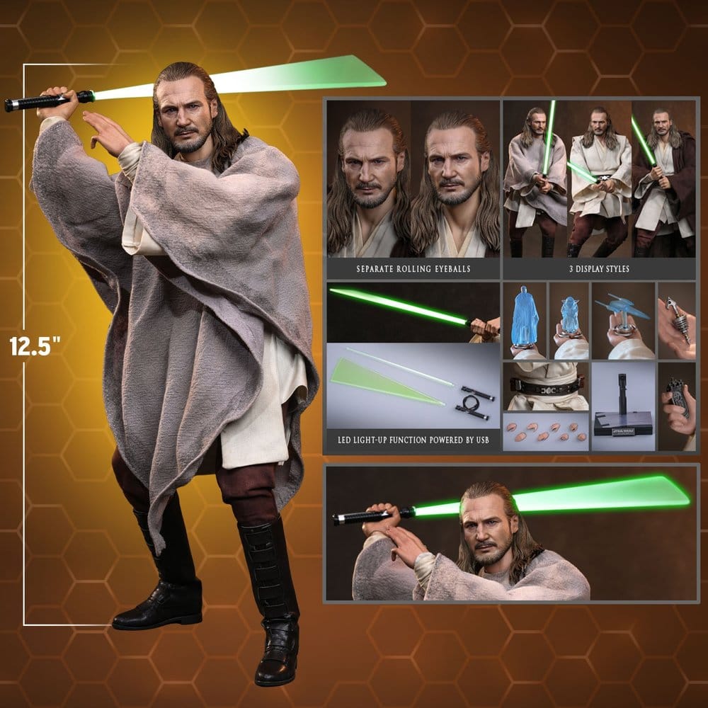 Hot Toys Star Wars Qui-Gon Jinn Collector Edition 1/6 Actionfigur