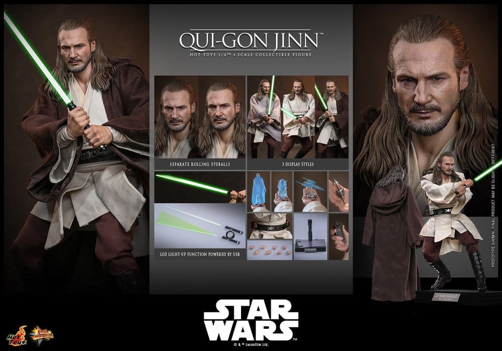 Hot Toys Star Wars Qui-Gon Jinn Collector Edition 1/6 Actionfigur