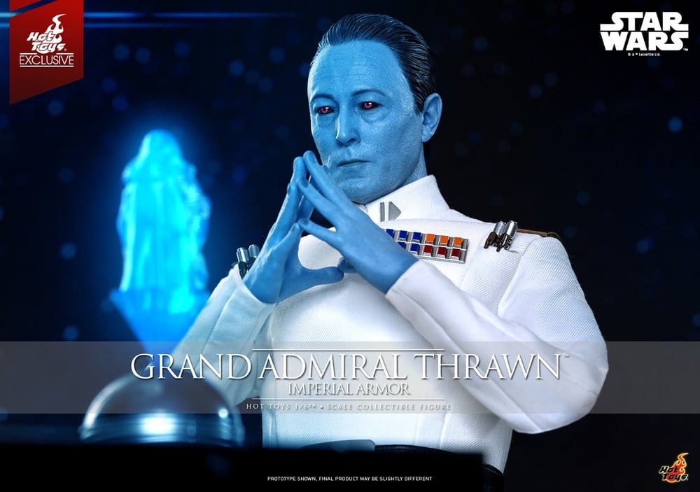 Hot Toys Star Wars Rebels Grand Admiral Thrawn (Imperial Armor) Hot Toys Exclusive 1/6 Actionfigur