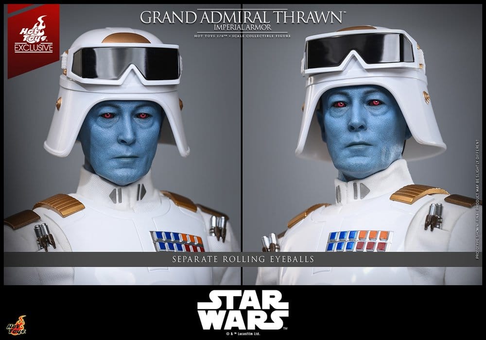 Hot Toys Star Wars Rebels Grand Admiral Thrawn (Imperial Armor) Hot Toys Exclusive 1/6 Actionfigur