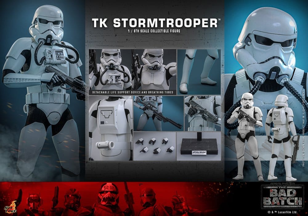 Hot Toys Star Wars The Bad Batch TK Stormtrooper 1/6 Actionfigur