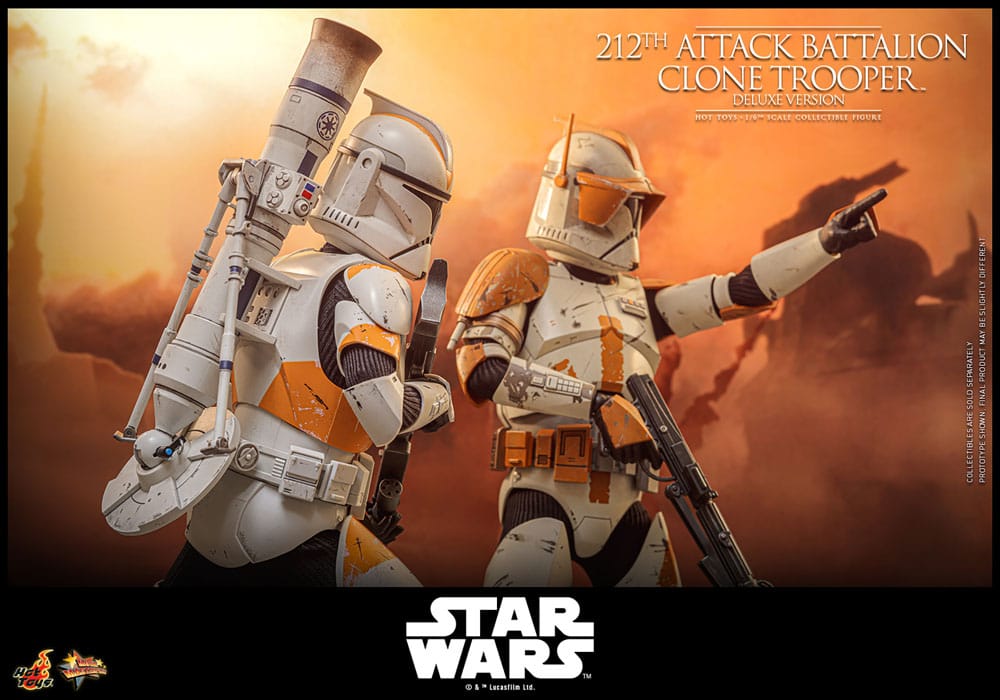 Hot Toys Star Wars The Clone Wars 212th Attack Battalion Clone Trooper Deluxe Version 1/6 Actionfigur