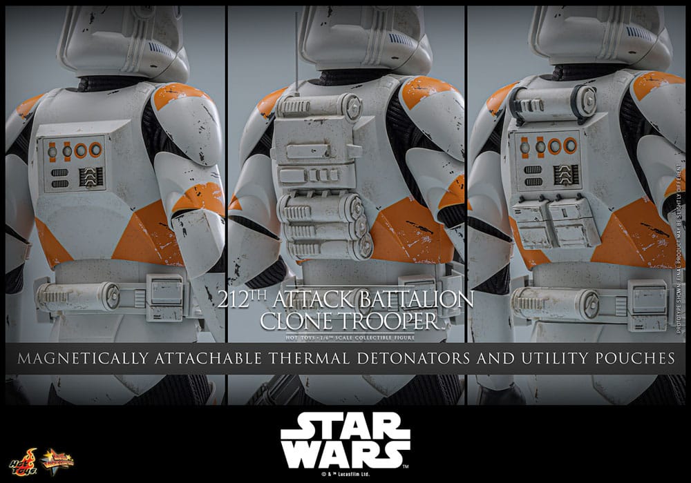 Hot Toys Star Wars The Clone Wars 212th Attack Battalion Clone Trooper 1/6 Actionfigur