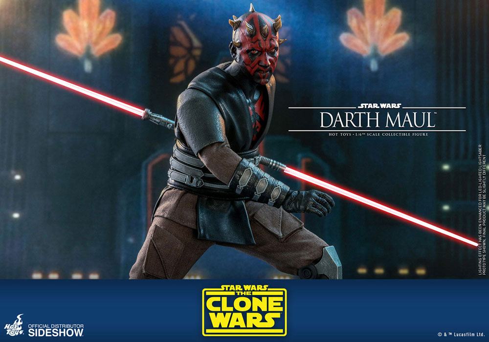 Hot Toys Star Wars The Clone Wars Actionfigur 1/6 Darth Maul 29 cm
