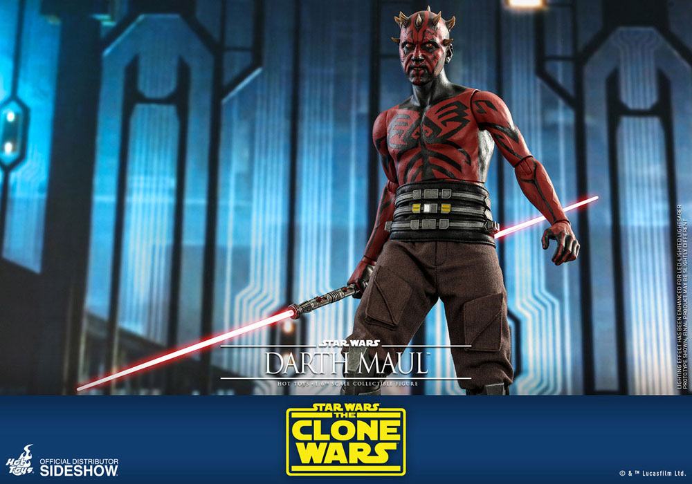 Hot Toys Star Wars The Clone Wars Actionfigur 1/6 Darth Maul 29 cm