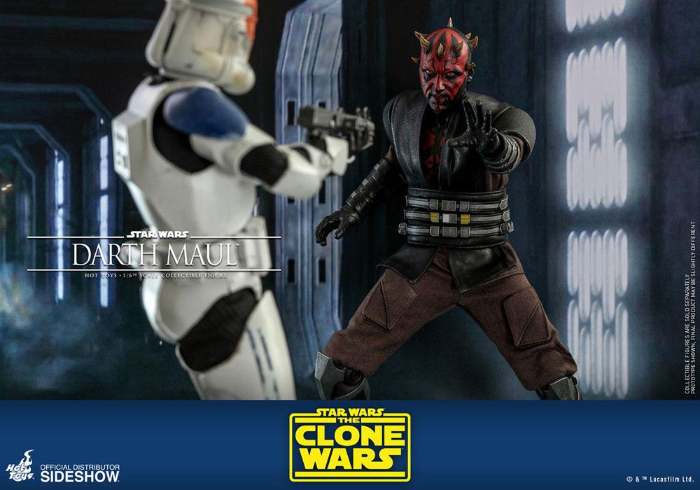 Hot Toys Star Wars The Clone Wars Actionfigur 1/6 Darth Maul 29 cm