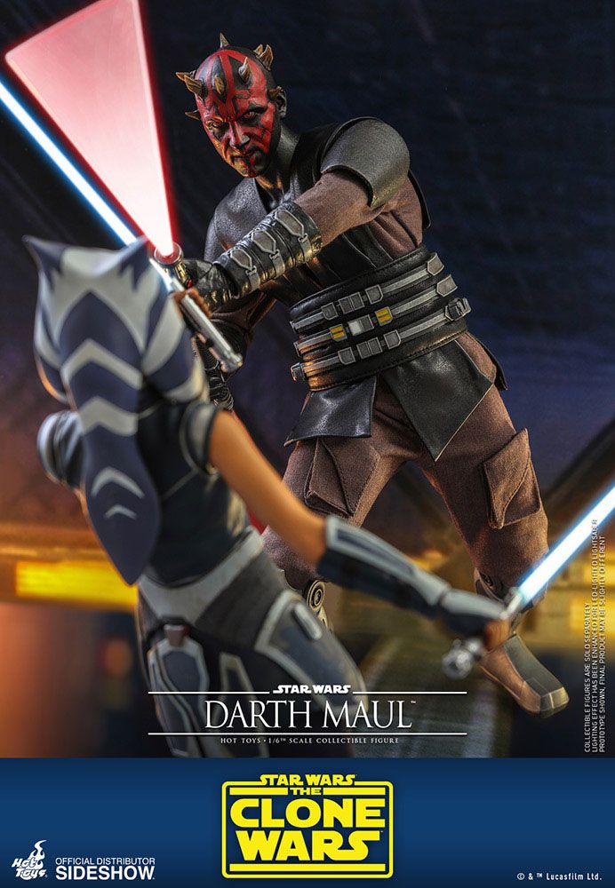 Hot Toys Star Wars The Clone Wars Actionfigur 1/6 Darth Maul 29 cm