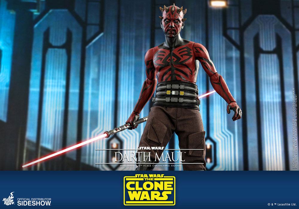 Hot Toys Star Wars The Clone Wars Actionfigur 1/6 Darth Maul 29 cm