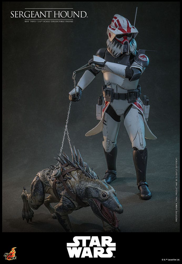 Hot Toys Star Wars: The Clone Wars Actionfigur 1/6 Sergeant Hound 30 cm