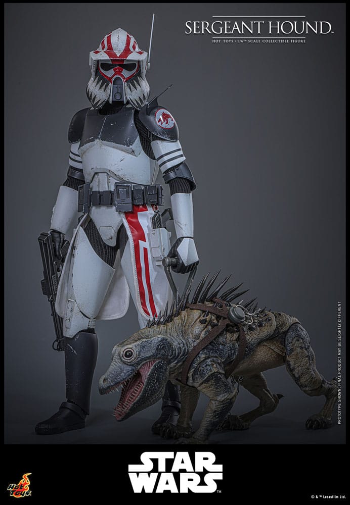 Hot Toys Star Wars: The Clone Wars Actionfigur 1/6 Sergeant Hound 30 cm