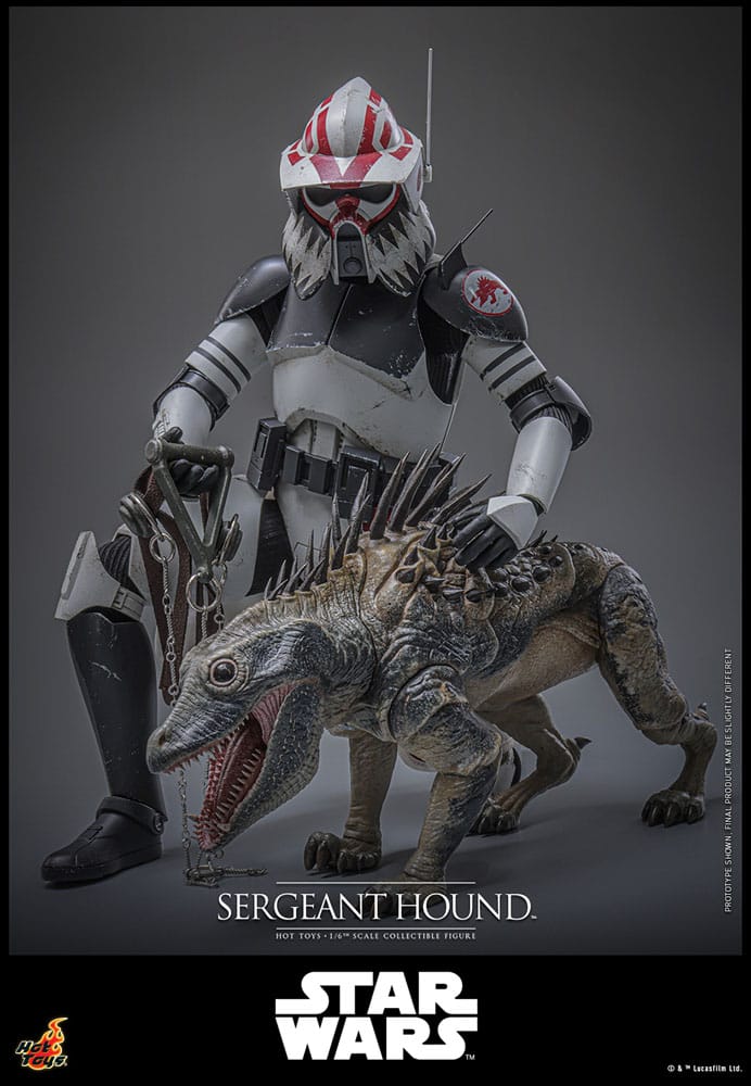 Hot Toys Star Wars: The Clone Wars Actionfigur 1/6 Sergeant Hound 30 cm