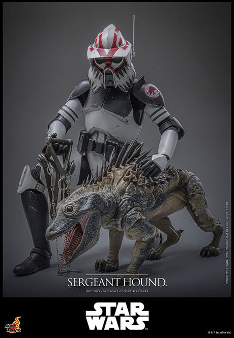 Hot Toys Star Wars: The Clone Wars Actionfigur 1/6 Sergeant Hound 30 cm