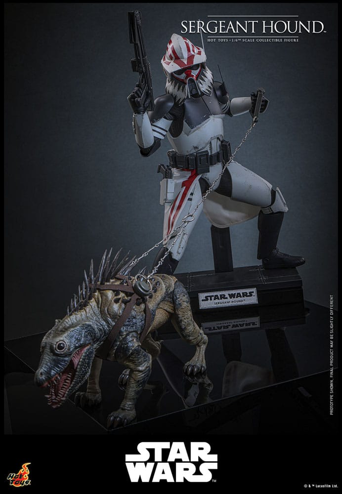 Hot Toys Star Wars: The Clone Wars Actionfigur 1/6 Sergeant Hound 30 cm