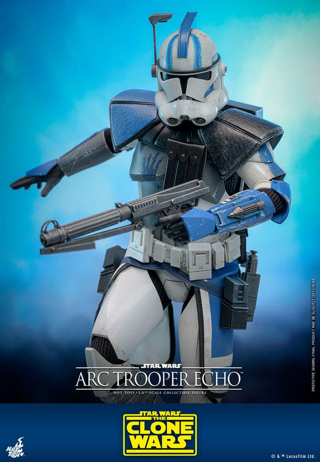 Hot Toys Star Wars The Clone Wars Arc Trooper Echo 1/6 Actionfigur