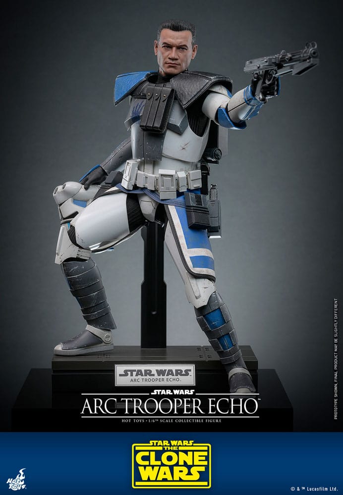 Hot Toys Star Wars The Clone Wars Arc Trooper Echo 1/6 Actionfigur