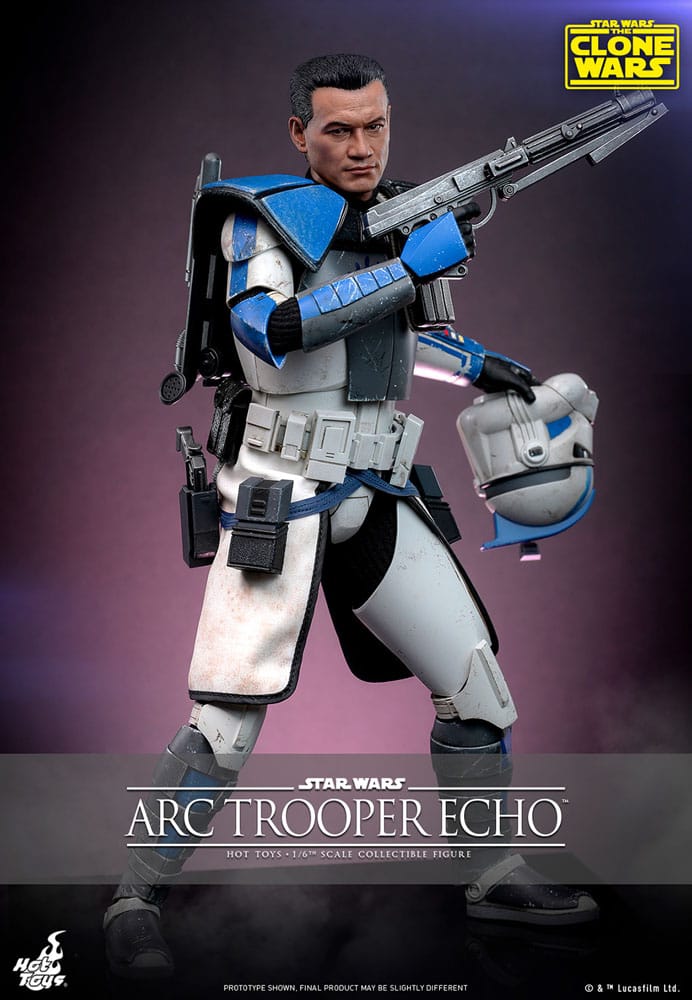 Hot Toys Star Wars The Clone Wars Arc Trooper Echo 1/6 Actionfigur