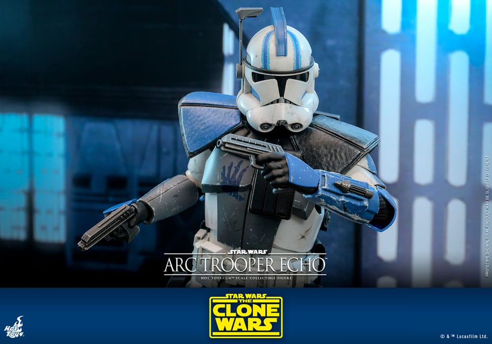 Hot Toys Star Wars The Clone Wars Arc Trooper Echo 1/6 Actionfigur